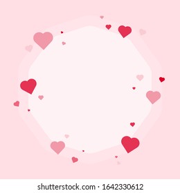 This is cute Valentine’s Day background.  Cute vector card. Could be used for Valentine’s Day, Women’s Day, Mother’s Day.