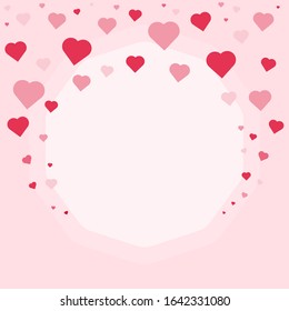 This is a cute Valentine’s Day background.  Cute vector card. Could be used for Valentine’s Day, Women’s Day, Mother’s Day.