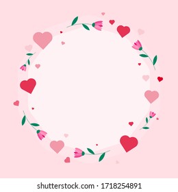 This is cute Valentine’s Day background. Cute vector card. Could be used for Valentine’s Day, Women’s Day, Mother’s Day