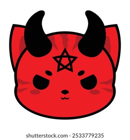 This is a Cute Devil Cat