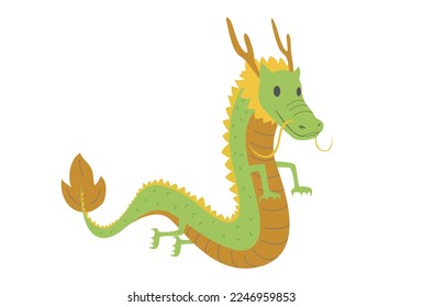 This is a cute dragon illustration.