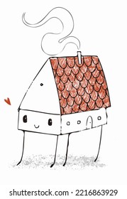 this cute and funny house cheers me up:)