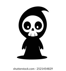 This is Cute Grim Reaper Illustration