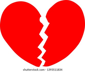 This is a cute hand drawn heart illustration.