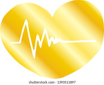 This is a cute hand drawn heart illustration.