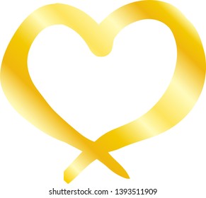 This is a cute hand drawn heart illustration.