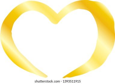This is a cute hand drawn heart illustration.