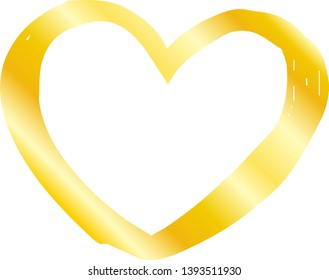 This is a cute hand drawn heart illustration.