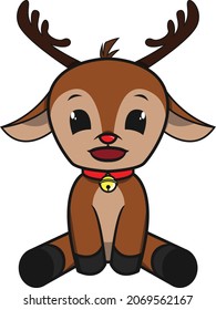 This cute little deer will brightening your christmas