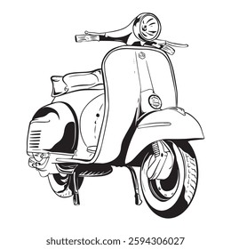 This is a cute motorcycle icon and you can use and color it according to your wishes. vector icon