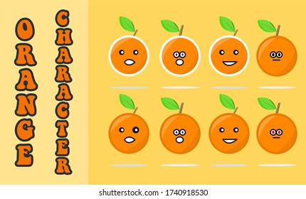 Dies ist ein süßes orangefarbenes Zeichen, das auf viele Ihrer Bedürfnisse angewendet werden kann, wie z.B. Verpackung, Icons, Maskottchen, etc.