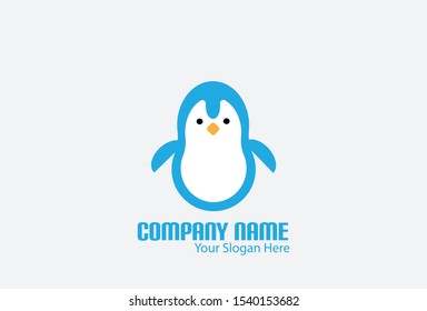 This is a cute penguin logo. This logo is very attractive. The logo is prepared for winter. This logo can be used for companies, websites, brochures, and posters.