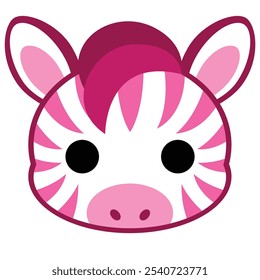 This is a Cute Pink Zebra