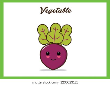this cute radish is ready for your Design!