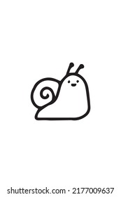 esta es una linda imagen vectorial de caracol adecuada para el diseño de ropa