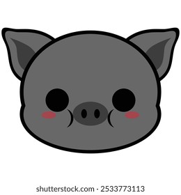 This is a Cute Vietnamese Pot Bellied Pig