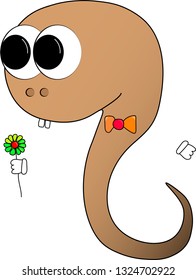 this cute worm will fit for the original opening for the birthday