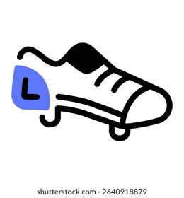 This Cycling Shoes icon is suitable for Bycycle, Sport, Healthy Lifestyle, etc