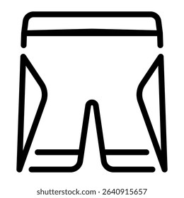 This Cycling Shorts icon is suitable for Bycycle, Sport, Healthy Lifestyle, etc
