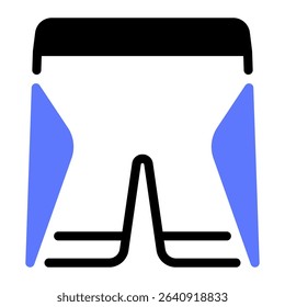 This Cycling Shorts icon is suitable for Bycycle, Sport, Healthy Lifestyle, etc