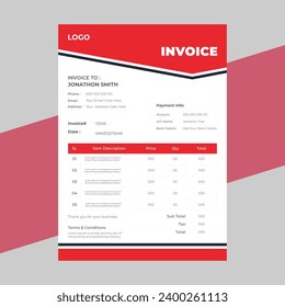 Dies ist Tanzstudio und geometrische Rechnungs-Design-Vorlage es ist ein Vektorgrafik-aditable