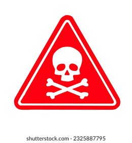 this is a "danger" warning symbol. often installed in places or items that are considered dangerous such as poisons, hazardous chemicals etc.