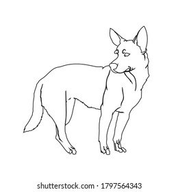 This is dark coloring page