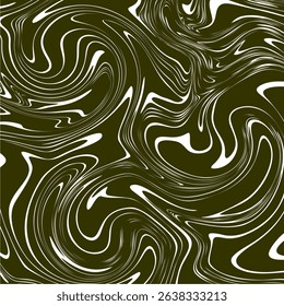 This dark green circular design is used for ceramic patterns, wallpaper, and more.
