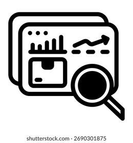 Este ícone analítico de Dados é adequado para Fabricação, Distribuição e campos relacionados.
