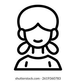 This Daughter icon is suitable for Family, Fathers Day, Family Day, etc