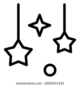 This Decoration icon is suitable for New Year, Festival, Birthday, etc.