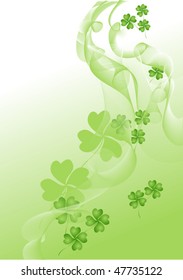  This is a decorative background on St. Patrick's Day