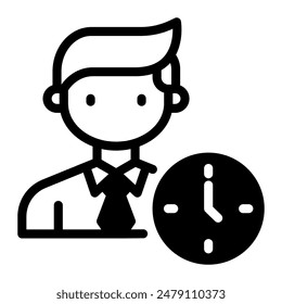 This Dedication icon is suitable for employee, employment, worker, etc.