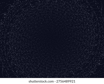 This deep blue abstract background is filled with a myriad of tiny white and light blue particles, creating an illusion of a starlit night sky or a nebulous cosmic expanse. It serves as an excellent visual for themes related to space, technology, big data, spirituality, or any project needing a serene yet expansive backdrop.