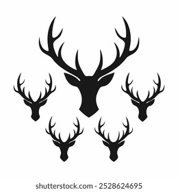 This deer horn illustration bundle offers a versatile set of antler designs, perfect for nature-inspired, rustic, or hunting-themed projects. Ideal for logos, prints, and digital art.