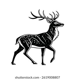 This is a deer vector design .
