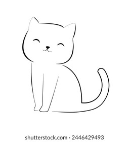 This delightful cat vector upload features an endearing feline illustration, perfect for a myriad of creative projects. With its playful demeanor, charming expression, this is sure to captive viewers.