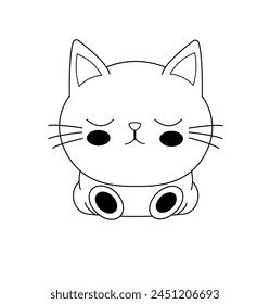 This delightful cat vector upload features an endearing feline illustration, perfect for a myriad of creative projects. With its playful demeanor, charming expression, this is sure to captive viewers.