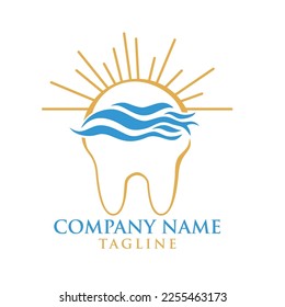 Este es el diseño del logo del sol dental
