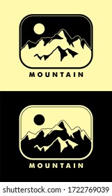 Este diseño es sobre montañas, y hay dos opciones de diseño