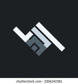 This is the design of Asmaul Husna with a modern Kufi style