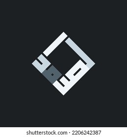 Das ist das Design von Asmaul Husna mit einem modernen Kufi-Stil