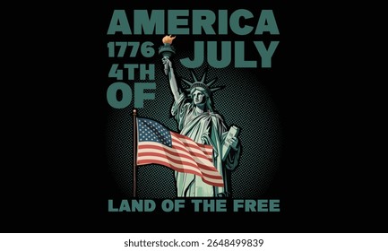 This design is based on the Independence Day of America. To make your 4th of July more interesting, you can buy my design and gift your loved one.