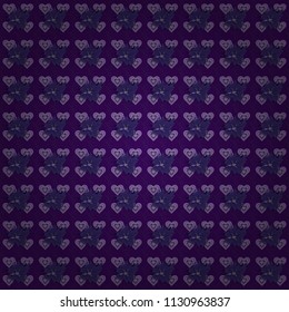 This design can be used for packaging cosmetics, perfumes, greeting or wedding background. Vector spring flower seamless pattern in gray, violet and blue colors.
