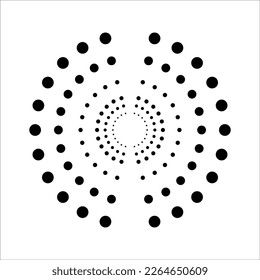 This design can be used in a variety of Dot Halftone designs. The graphic quality is high and does not break, making it suitable for various types of canvases.
