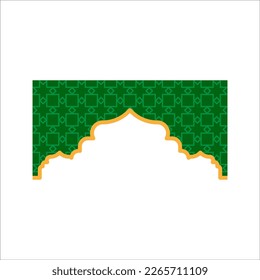 This design can be used in various designs such as Islamic backgrounds and other Islamic themed designs. The graphic quality is high and does not break, making it suitable for various types of canvas