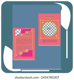This design can be used for Flyer, posters, covers, banners, and more fields.