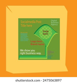 This design can be used in all kinds of socialmedia post design.