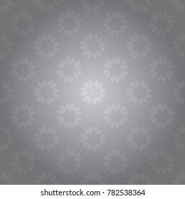 This design can be used for packaging cosmetics, perfumes, greeting or wedding background. Vector spring flower seamless pattern in brown, gray and violet colors.