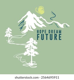 This design carries the 'FUTURE' theme with a modern combination of green and blue, complemented by cool graphics. Its casual style reflects a relaxed yet stylish look.